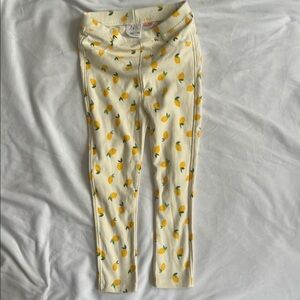 Zara Kids (3-4yrs) Yellow Lemon Patterned jeans
